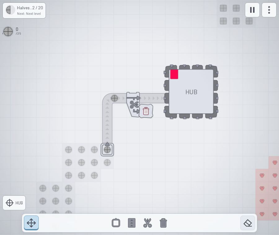Wide viewport with the available building tools